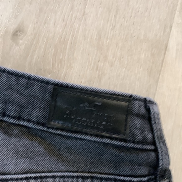Hollister black gray raw Hem women’s ultra high rise mom‎ jeans  size 27 - Picture 13 of 13